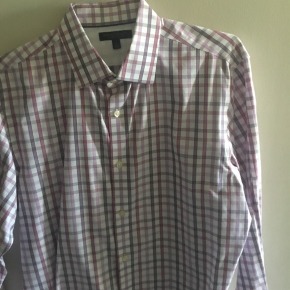Banana Republic Long Sleeve Pattern Dress Shirt - Picture 2 of 4
